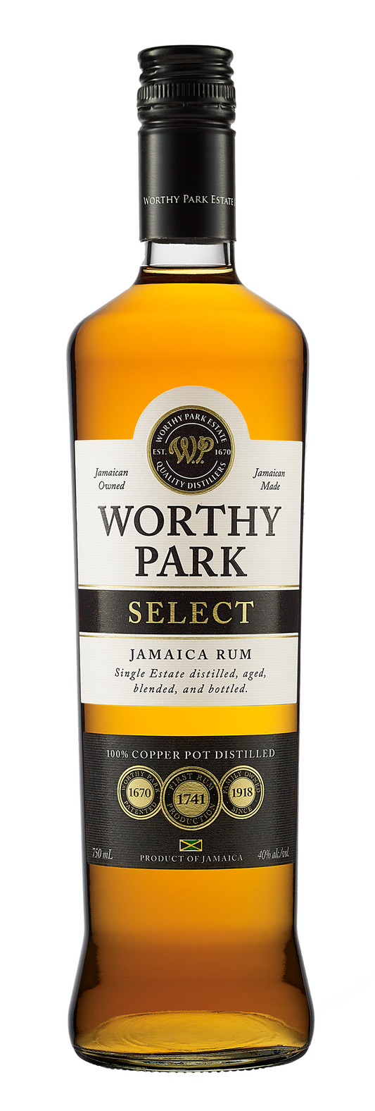 Jamaican Rum, Select [750ml], Worthy Park [Strapped]
