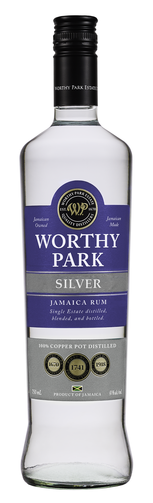 Jamaican Rum, Silver [1000ml], Worthy Park [Strapped]