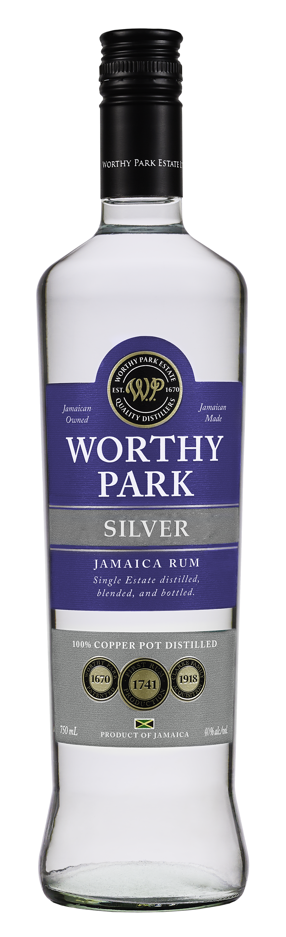 Jamaican Rum, Silver [750ml], Worthy Park [Strapped]