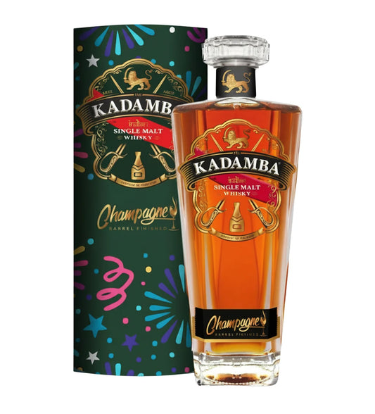 Kadamba Champagne Barrel Finished Indian Single Malt Whisky