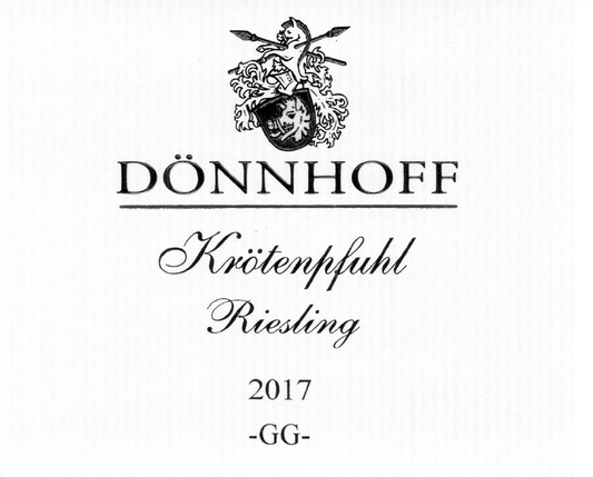 Krotenpfuhl Riesling Grosses Gewachs, Donnhoff 2024