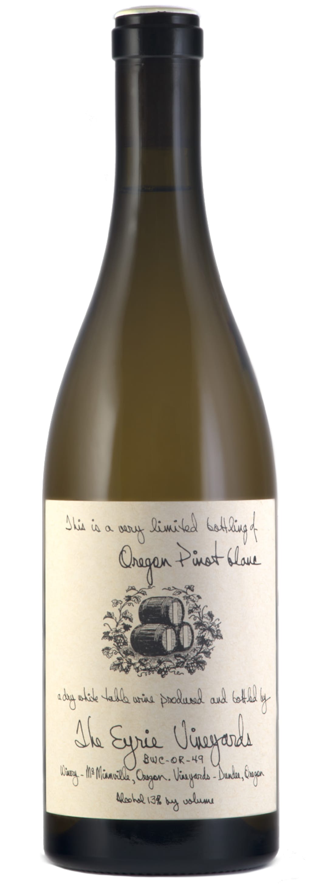 Eyrie Vineyards Pinot Blanc Dundee Hills 2020