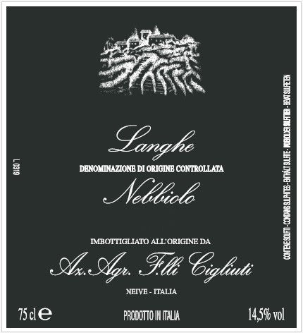 Langhe Nebbiolo, Cigliuti 2024