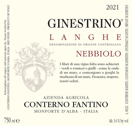 Langhe Nebbiolo 'Ginestrino', Conterno Fantino 2023