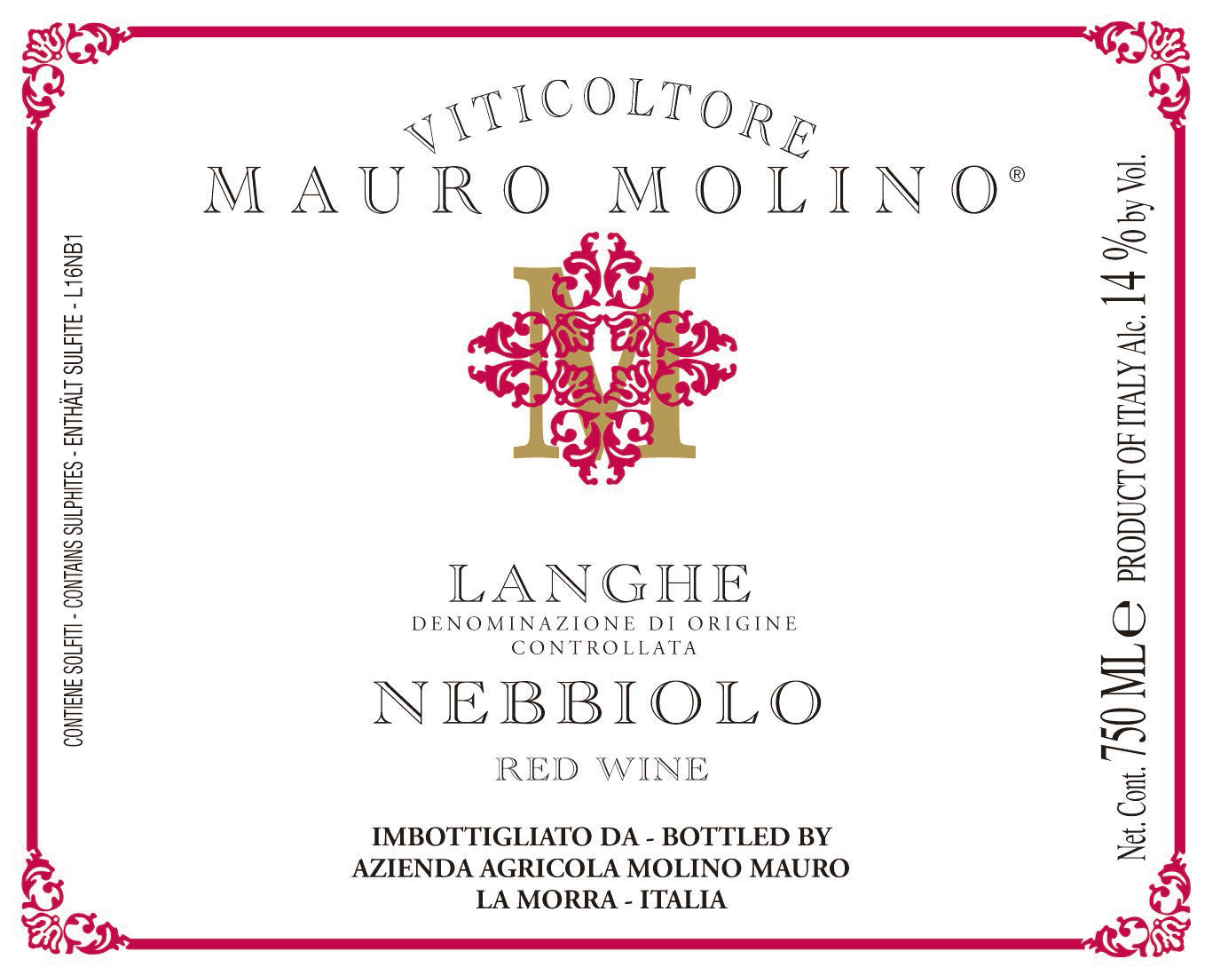 Langhe Nebbiolo, Mauro Molino