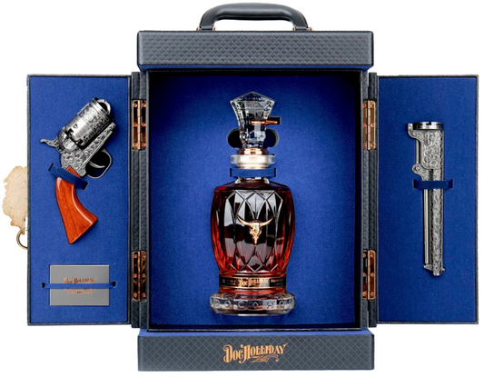 Doc Holliday Gift Set With Revolver Bourbon Whiskey