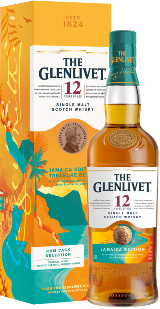 Glenlivet 12 Year Jamaica Edition Single Malt Scotch Whiskey