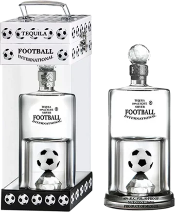 Casino Azul Blanco Soccer Ball Tequila  (Case Only)