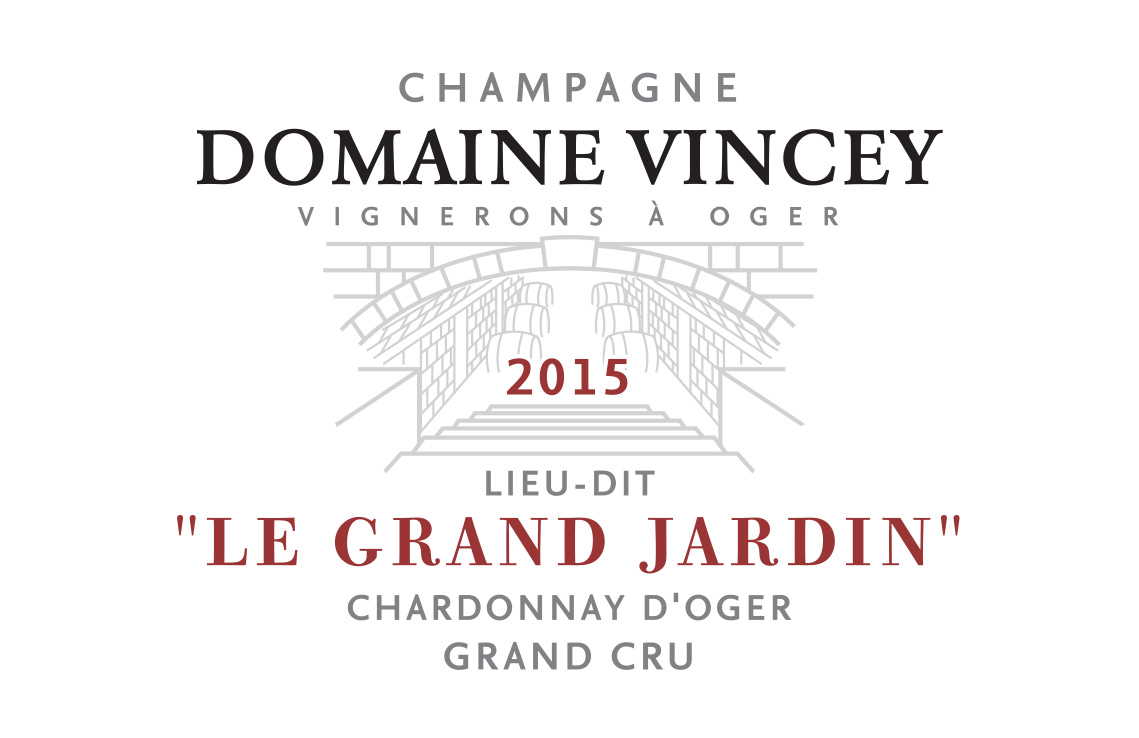 "Le Grand Jardin Chardonnay D'Oger" Blanc De Blancs Grand Cru Brut Nature, Champagne Domaine Vincey 2020