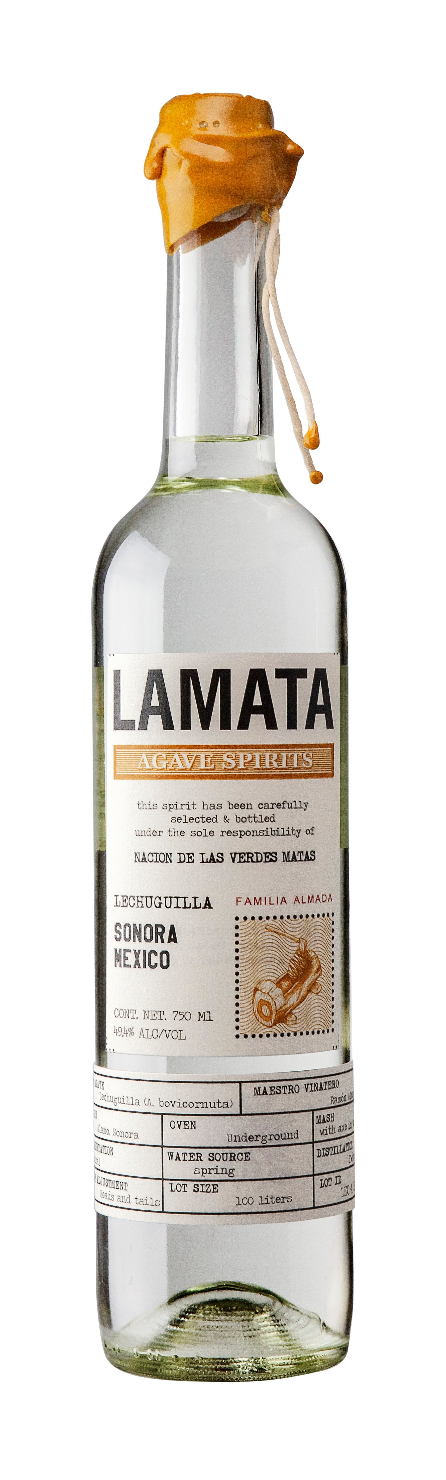 Destilado De Agave, Lechuguilla, 'Sonora', Lamata