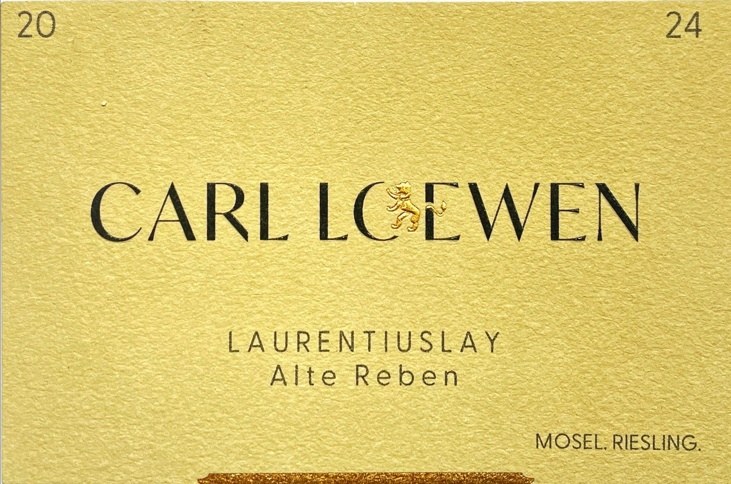 Leiwener Laurentiuslay Alte Reben Riesling Trocken, Loewen 2024