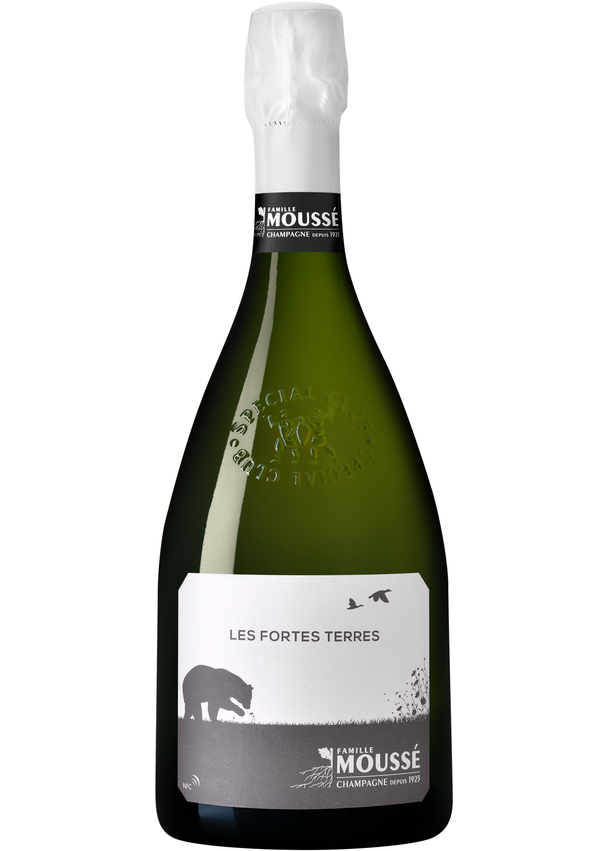 Les Fortes Terres' Blanc de Noirs Extra Brut, Champagne Famille Mousse 2022