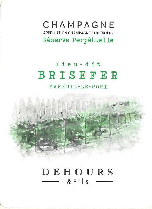 Lieu Dit Brisefer Reserve Perpetuelle' Extra Brut, Champagne Dehours