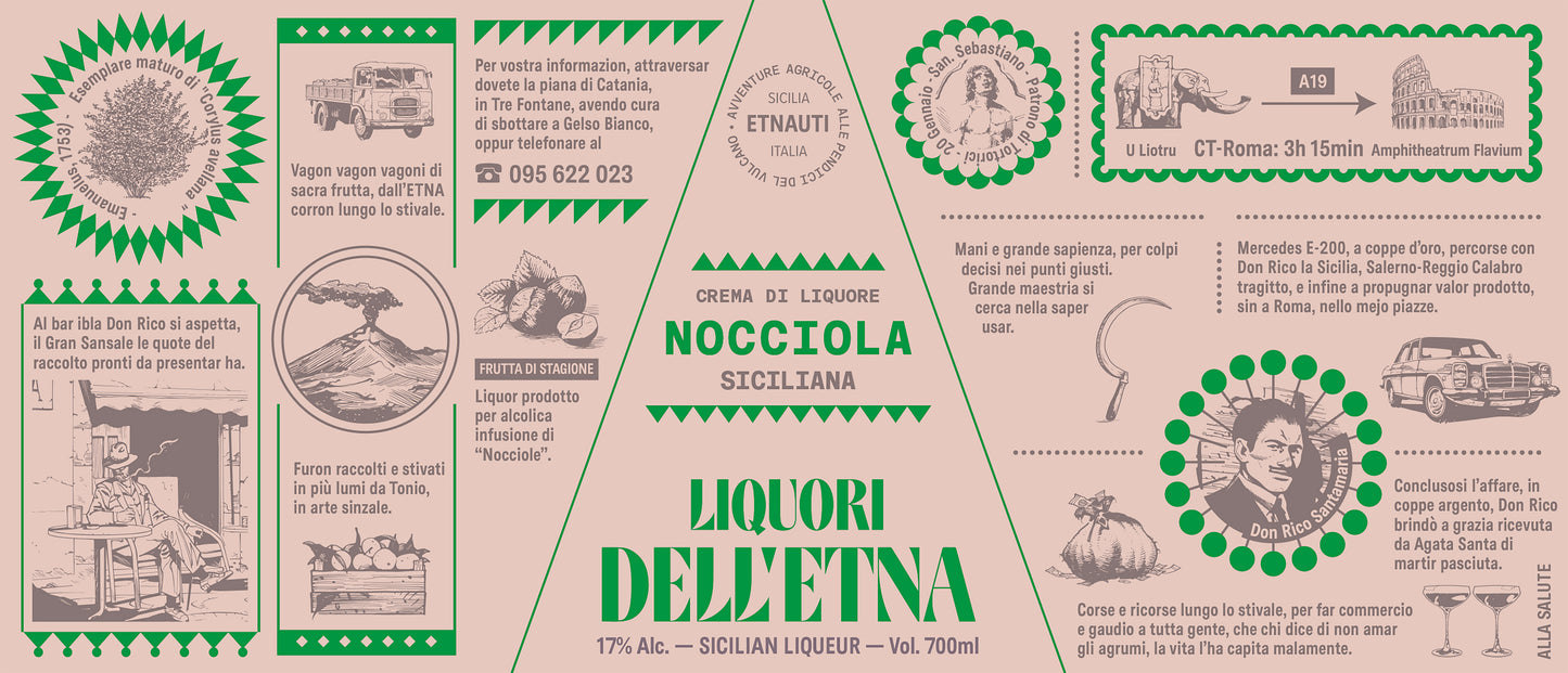 Liquore Di Nocciola (Hazelnut), Liquori Dell'Etna