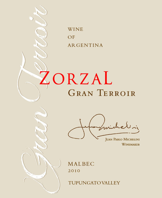 Malbec, 'Gran Terroir', Zorzal