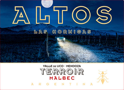 Malbec, 'Valle de Uco - Terroir', Altos Las Hormigas