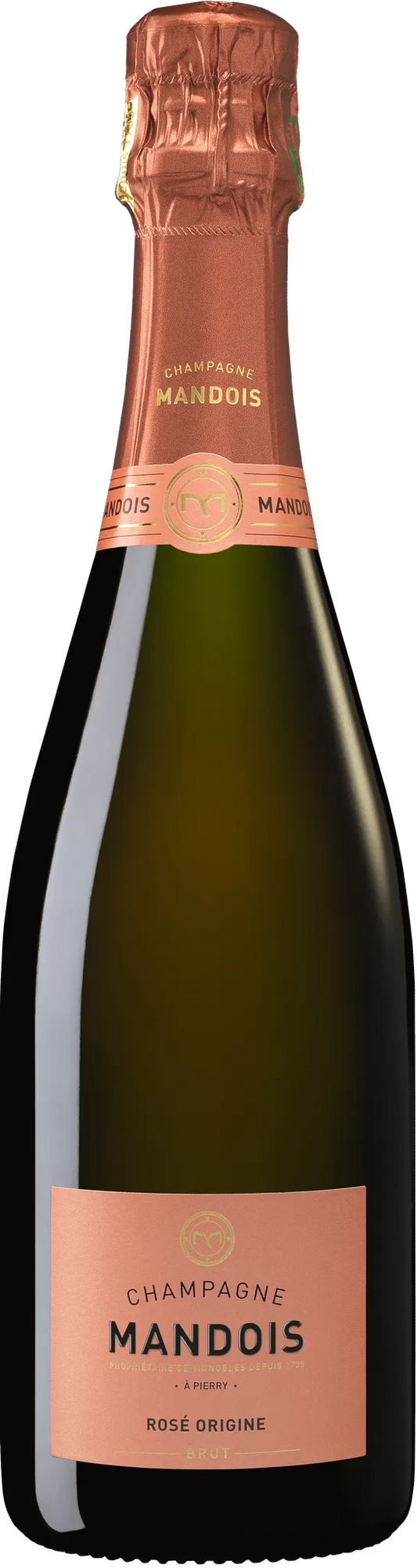 Mandois Champagne Rose Origine