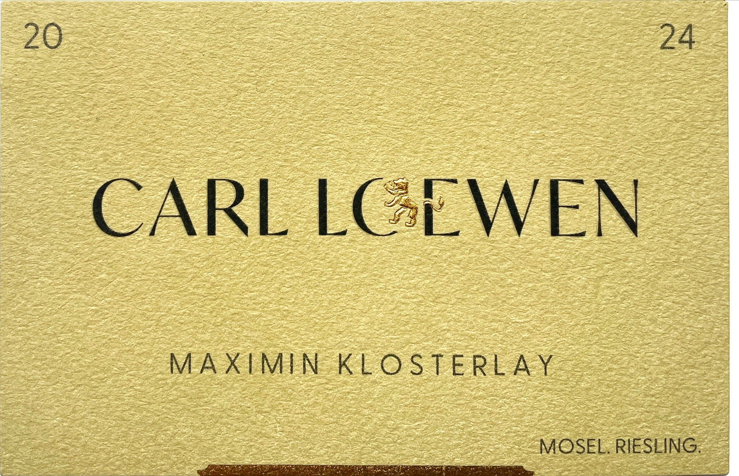 Maximiner Klosterlay 1er Lage Riesling Trocken, Loewen 2024