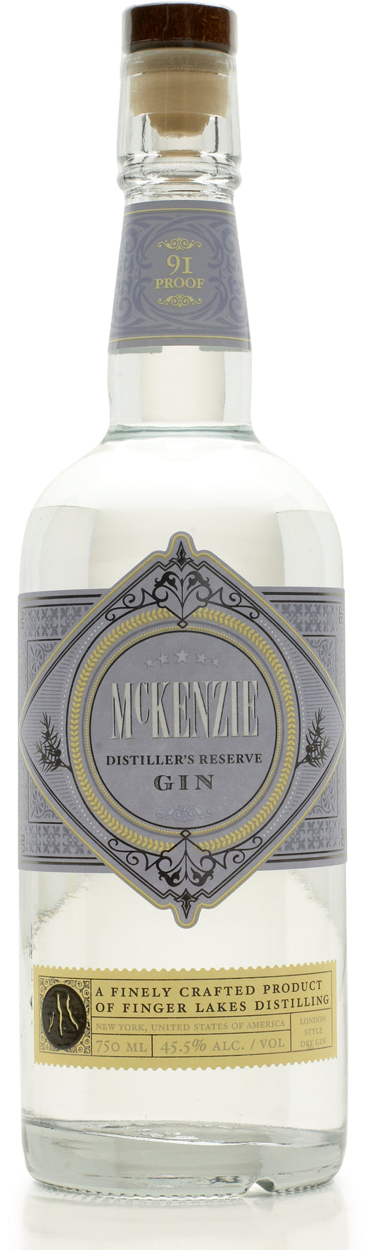 Mckenzie Distiller'S Reserve Gin, Finger Lakes Distilling