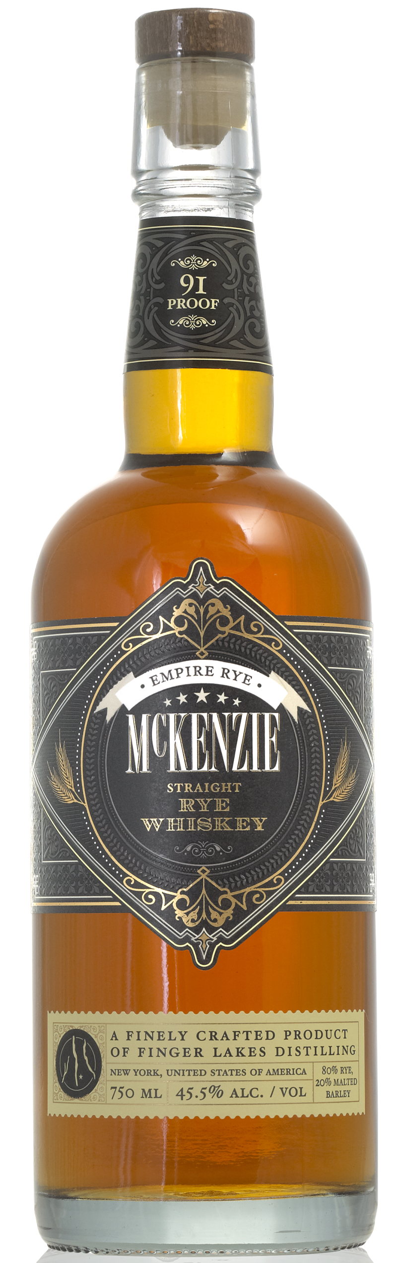 Mckenzie Rye Whiskey, Finger Lakes Distilling
