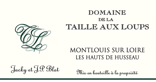 Montlouis "Les Hauts De Husseau", Domaine De La Taille Aux Loups [Jacky & Jp Blot] 2024