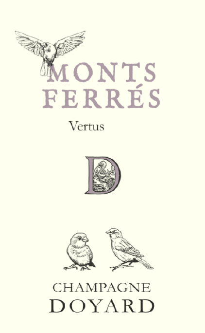 "Monts Ferres" Blanc De Blancs 1er Cru Extra Brut, Champagne Doyard 2017