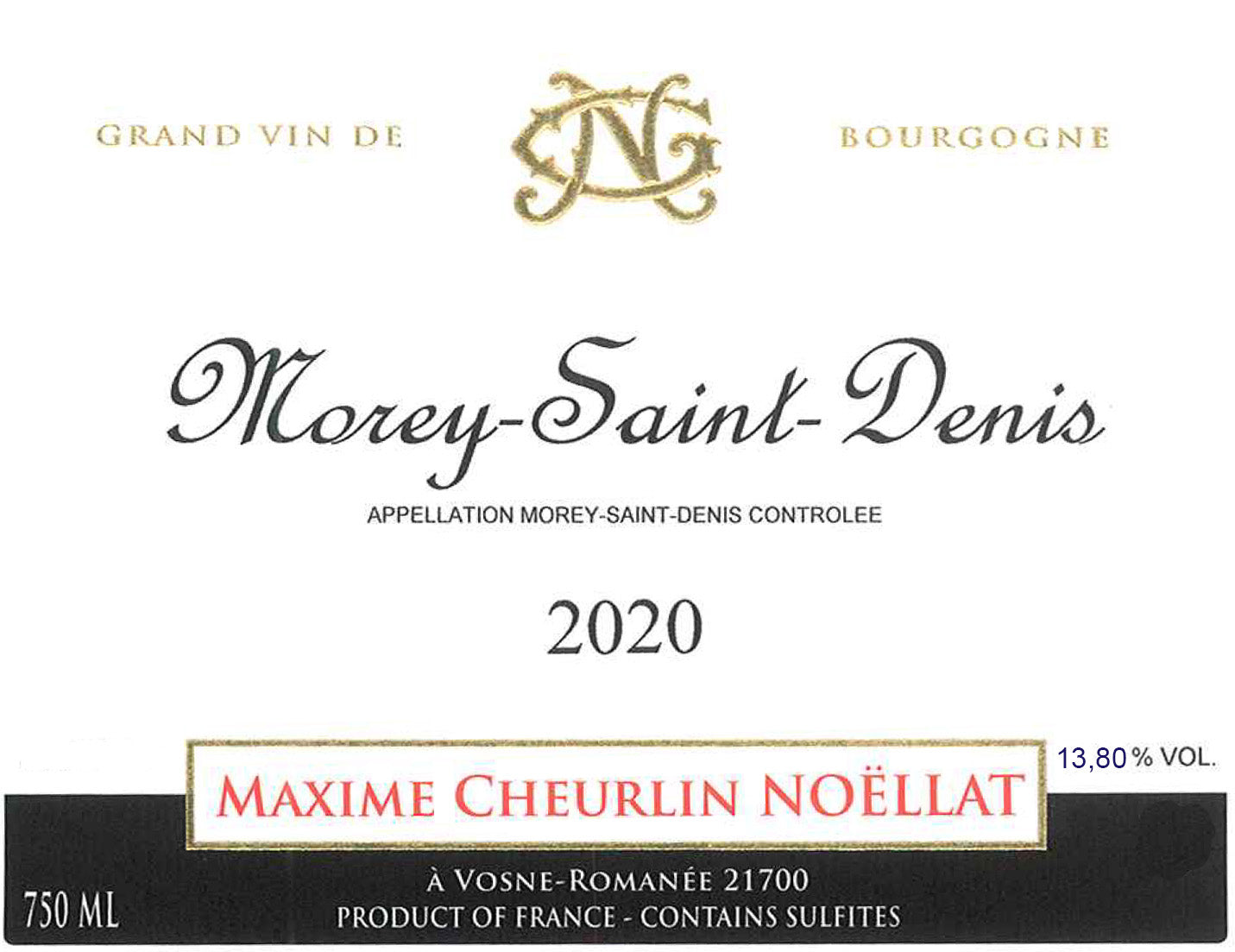 Morey St. Denis, Maxime Cheurlin Noellat 2022