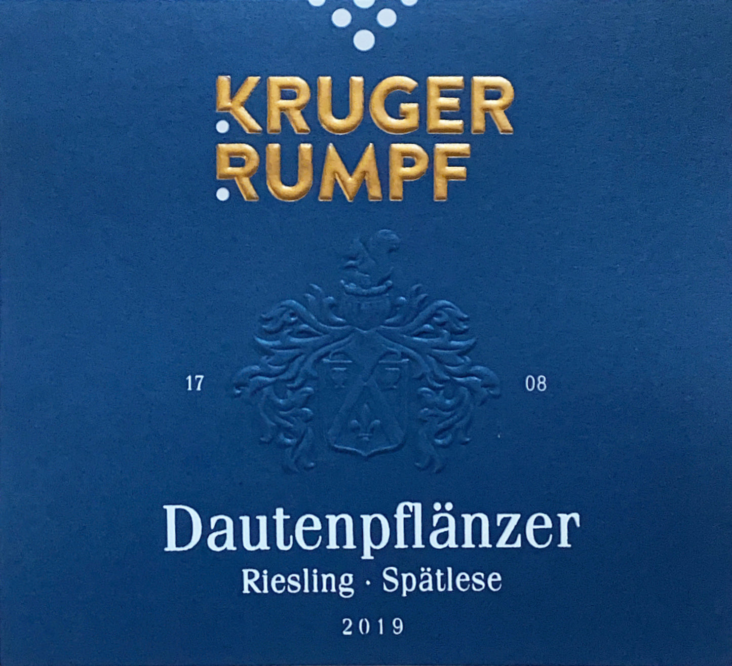 Munsterer Dautenpflanzer Riesling Spatlese, Kruger-Rumpf 2023