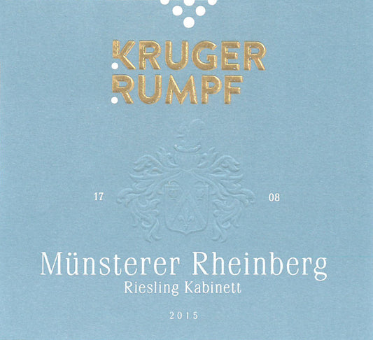 Munsterer Rheinberg Riesling Kabinett, Kruger-Rumpf