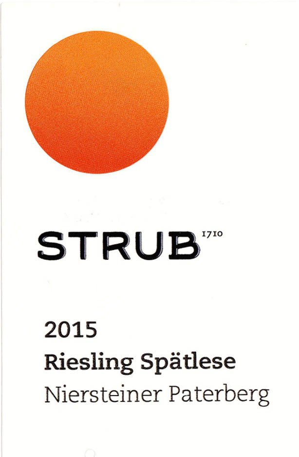 Niersteiner Paterberg Riesling Spatlese, Strub 2023
