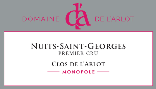 Nuits St. Georges 1er "Clos De L'Arlot", Domaine De L'Arlot 2023