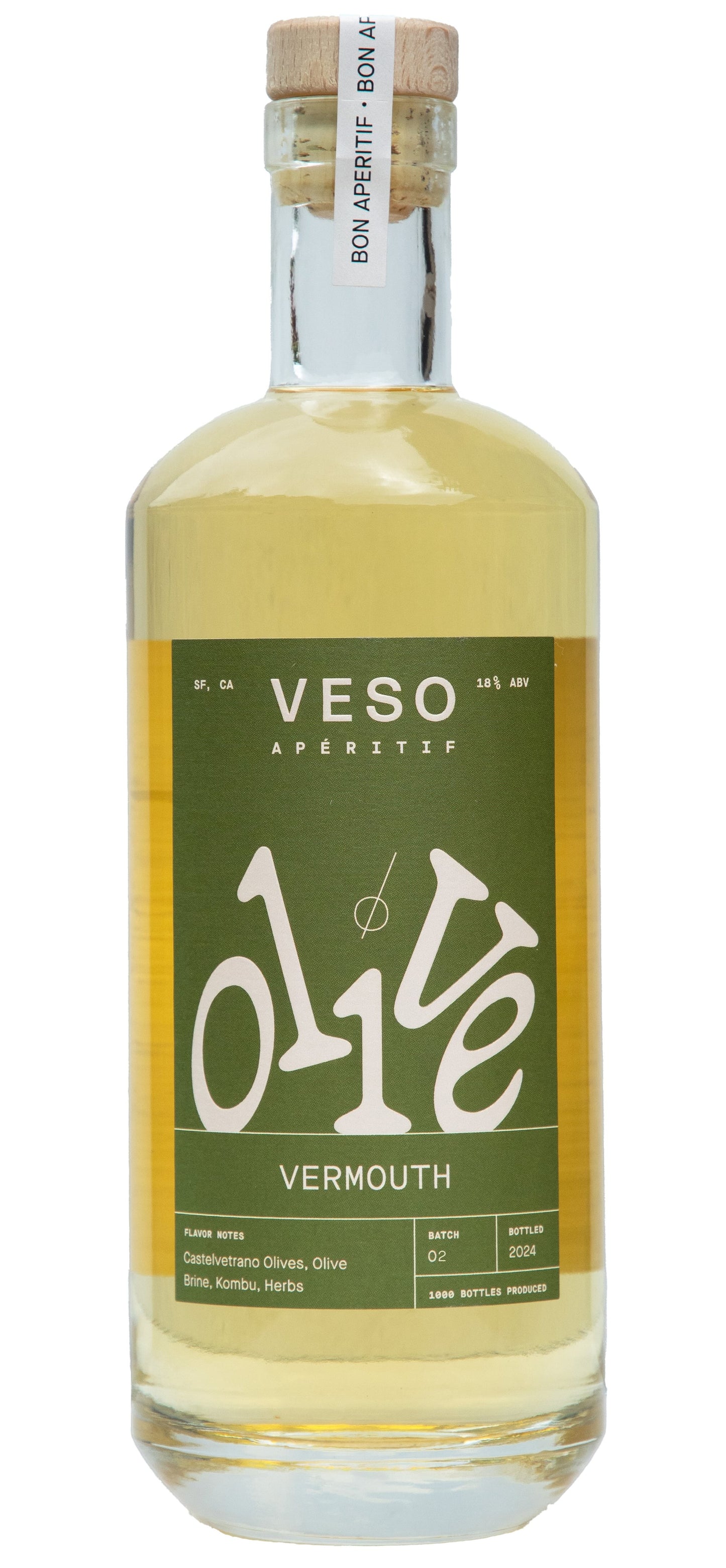 Olive Vermouth, Veso