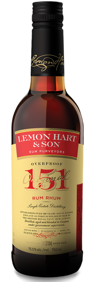 Overproof 151, Lemon Hart