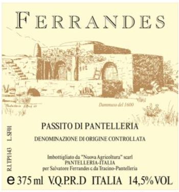 Passito di Pantelleria, Ferrandes 2018