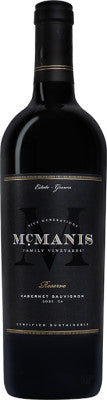 McManis Reserve Cabernet Sauvignon Estate Grown