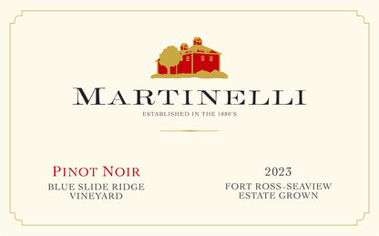 Pinot Noir, 'Blue Slide', Martinelli 2023