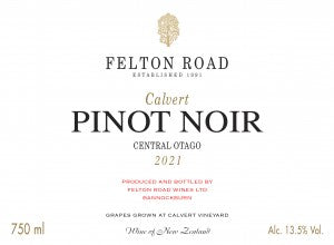 Pinot Noir 'Calvert', Felton Road 2023