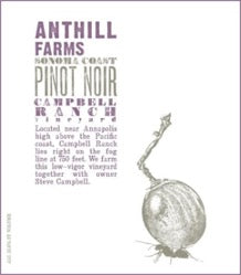Pinot Noir 'Campbell Ranch', Anthill Farms 2023
