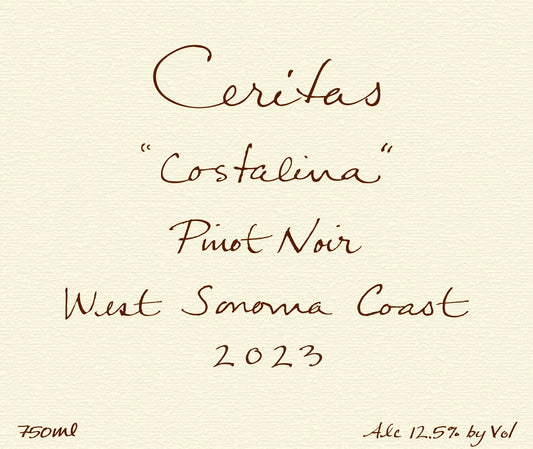 Pinot Noir "Costalina", Ceritas 2023