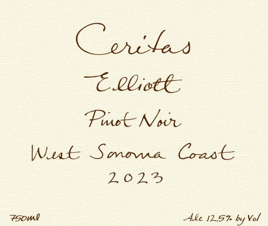 Pinot Noir 'Elliott Vyd', Ceritas 2023