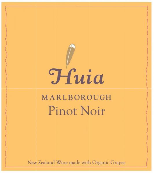 Pinot Noir, Huia Vineyards