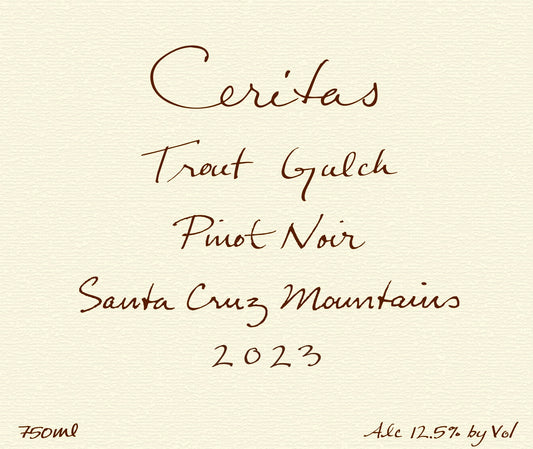 Pinot Noir 'Trout Gulch Vyd', Ceritas 2023