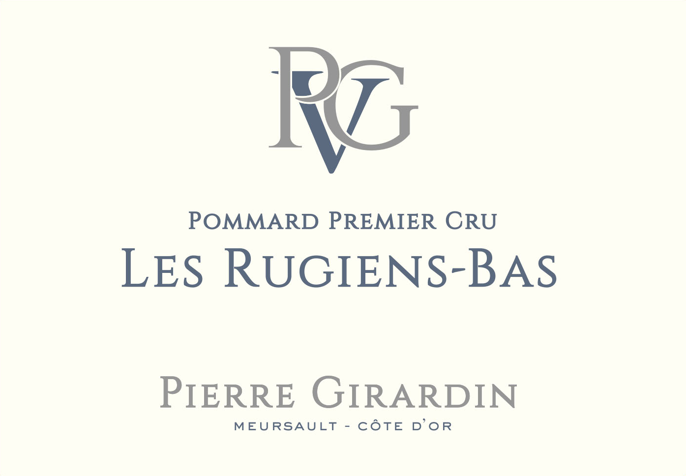 Pommard 1er "Les Rugiens Bas", Pierre Girardin 2022