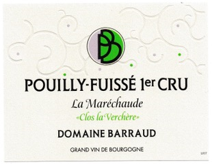 Pouilly-Fuisse 1er "La Marechaude Clos De La Verchere", Domaine Daniel Et Julien Barraud 2023