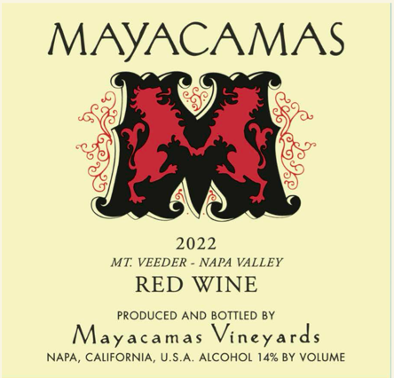 Red Wine 'Mt. Veeder', Mayacamas 2022