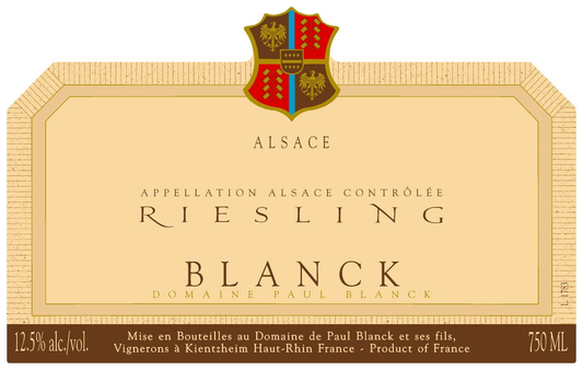 Riesling "Classique", Domaine Paul Blanck