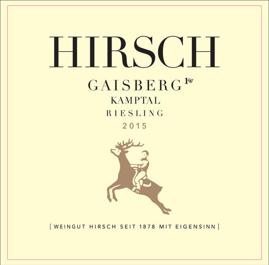 Riesling Ried Gaisberg Erste Lage, Hirsch [Library Release] 2017