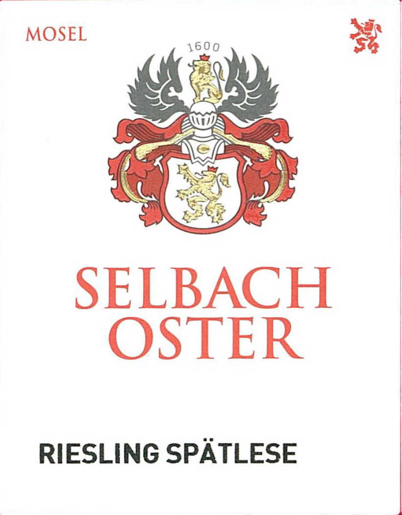 Riesling Spatlese, Selbach-Oster 2022