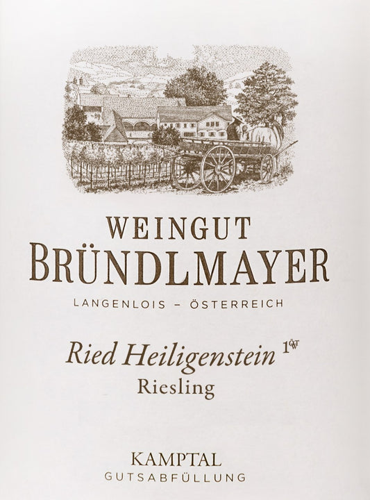 Riesling Zobinger Heiligenstein Erste Lage, Brundlmayer 2023