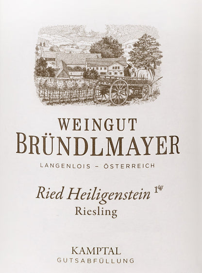Riesling Zobinger Heiligenstein Erste Lage, Brundlmayer 2023